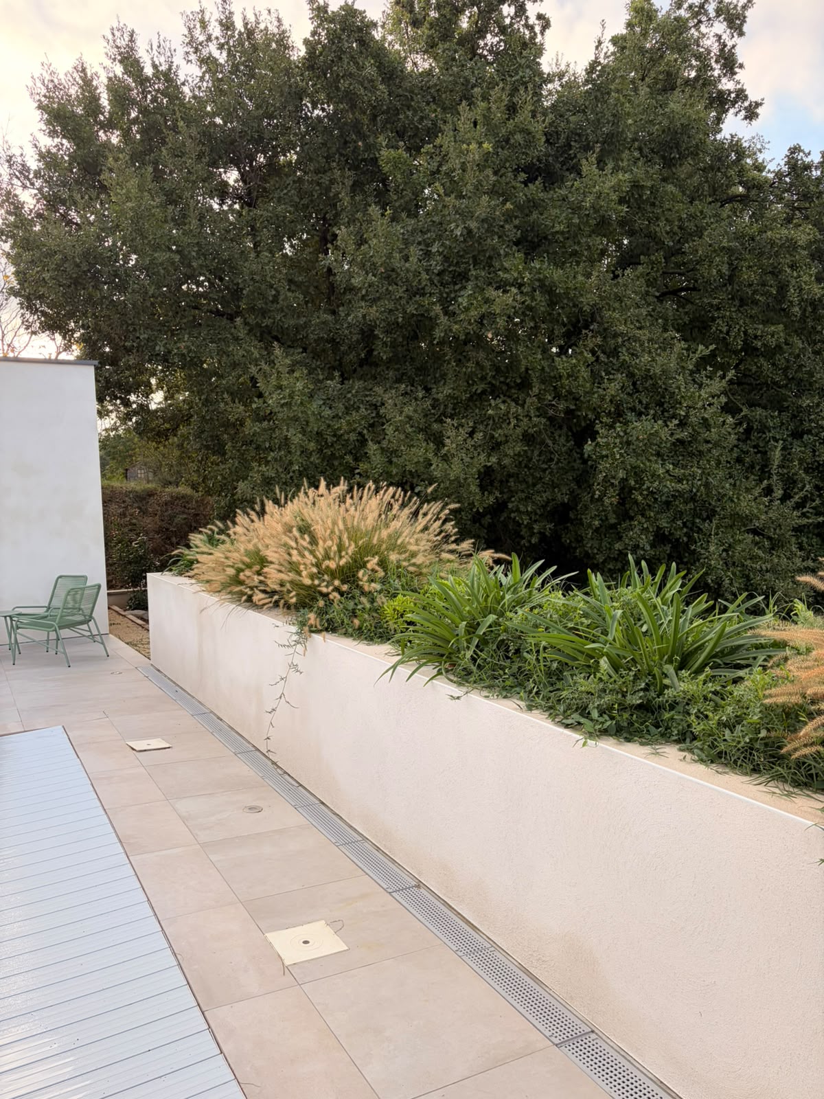 Terrasse avant intervention